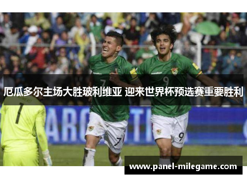 厄瓜多尔主场大胜玻利维亚 迎来世界杯预选赛重要胜利